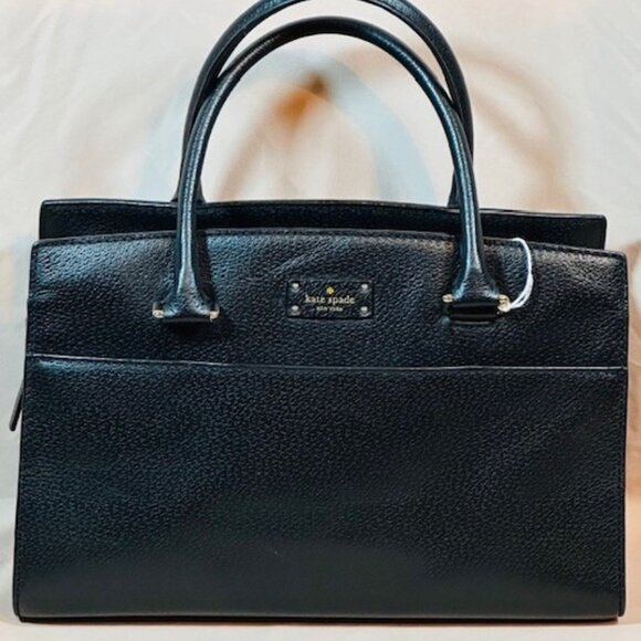 kate spade Handbags - Kate Spade Black Pebbled Leather Candace Street Satchel